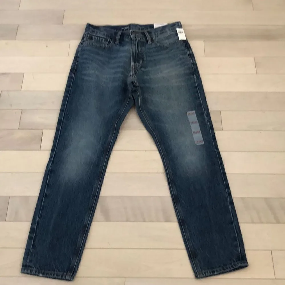 Old Navy Men's Original Taper Straight Leg Jeans Blue Size 30x30